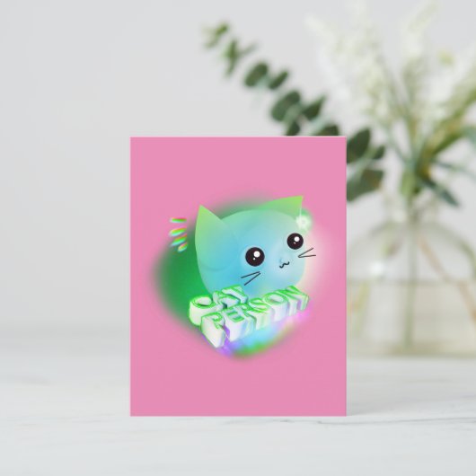 Kawaii Cartoon Kitten (Stehend Vorderseite)