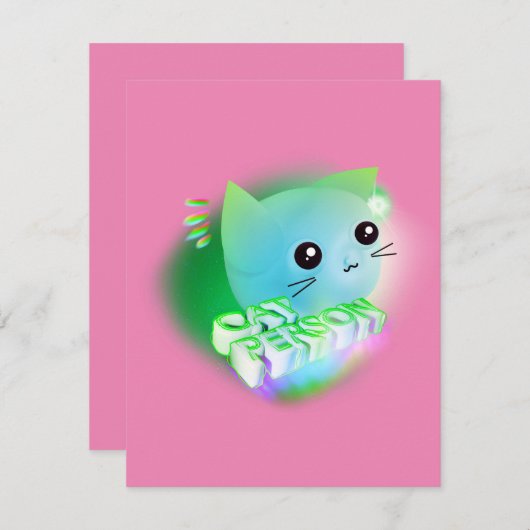 Kawaii Cartoon Kitten (Vorne/Hinten)