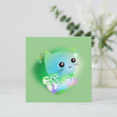 Kawaii Cartoon Kitten (Stehend Vorderseite)