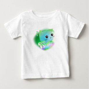 Kawaii Cartoon Kitten Baby T-shirt