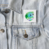 Kawaii Cartoon Kitten Button (Beispiel)
