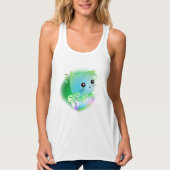 Kawaii Cartoon Kitten Tank Top (Vorderseite)