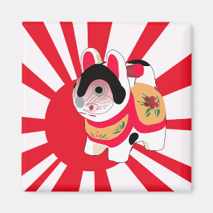 kawaii Cartoon Kitty japanische glückliche Katze Magnet