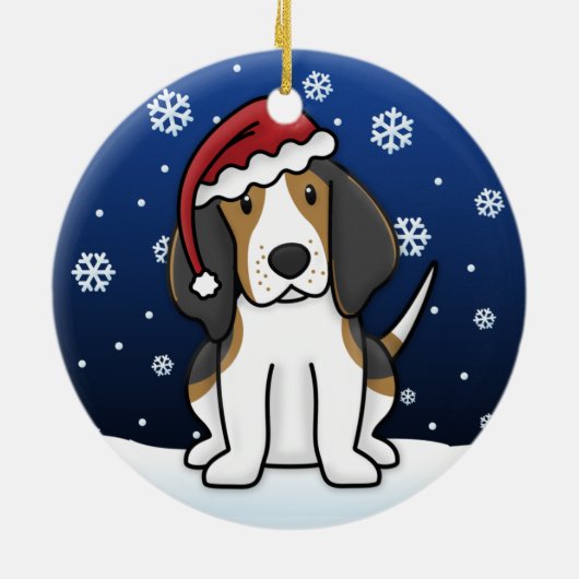 Kawaii Cartoon Treeing Keramik Ornament (Hinten)