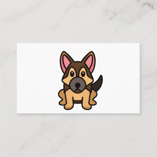 Kawaii Cartoon Visitenkarte (Vorderseite)