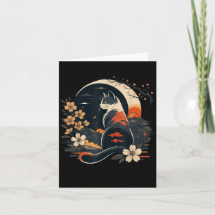 Kawaii Cat Anime Japanische Lustige Kunst Männer F Karte