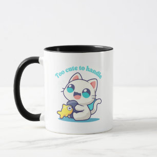 Kawaii Cat bunt Tasse