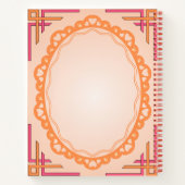 Kawaii Cat Drinking Boba Milk Tee Notizblock (Rückseite)