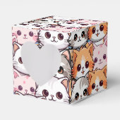 Kawaii Cat feline Kitten Haustier Druckklopfen Geschenkschachtel (Vorderseite)