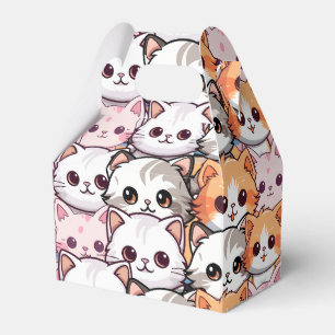 Kawaii Cat feline Kitten Haustier Druckklopfen Geschenkschachtel