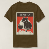 Kawaii Cat - Funny Ramen Lover, japanischer Lebens T-Shirt (Design vorne)