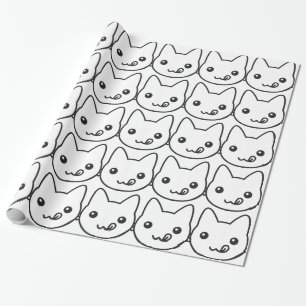 Kawaii Cat Geschenkpapier