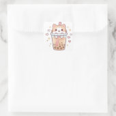 Kawaii Cat in Boba Cup Sticker – So Cute! (Tasche)