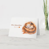 Kawaii Cat Karte (Vorderseite)