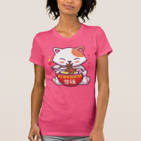 Kawaii Cat Lieben Ramen | Anime Kitty eat Ramen
