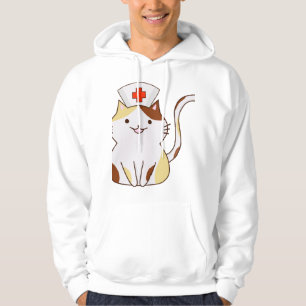 Kawaii Cat Nurse Hoodie