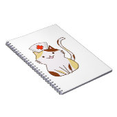 Kawaii Cat Nurse Notizblock (Rechte Seite)