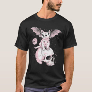 Kawaii Cat Pastel Goth Niedlich Creepy Kawaii Anim T-Shirt