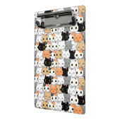 Kawaii Cat Pattern Mini Klemmbrett (Gewinkelt2)