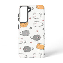 Kawaii Cat Phone Case - Niedliches Geschenk für He