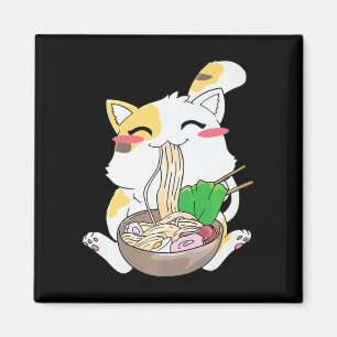 Kawaii Cat Ramen Anime Japanisch Food Gift Boy Gir Magnet