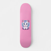 Kawaii Cat Skateboard (Vorne)