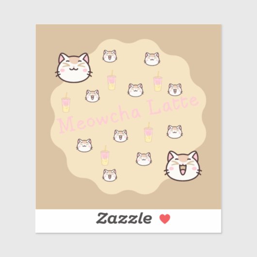 kawaii cat stickers aufkleber (Blatt)