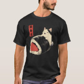 Kawaii Cat Sushi Roll Japanese Men Women Kids Funn T-Shirt (Vorderseite)