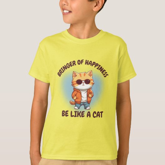 Kawaii cat T - Shirt Design (Vorderseite)