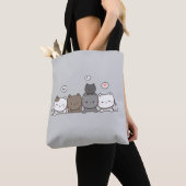 Kawaii Cat Tote Bag - Teil des Matching Set! Tasche (Von Nahem)