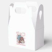 Kawaii Cat with Chocolate Milk – Japanese Pop Art Geschenkschachtel (Geöffnet)