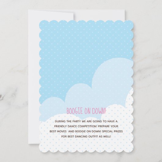 Kawaii Catcorn Cat Unicorn Party Einladung (Rückseite)