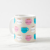 Kawaii Cats Cup of Tea Kaffeetasse (Vorderseite Links)
