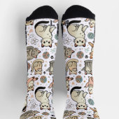 Kawaii Cats Mustersocken - Adorable Pastel Cat Socken (Oben)