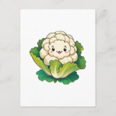 Kawaii Cauliflower Begleitkarte (Rückseite)