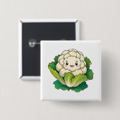 Kawaii Cauliflower Button (Vorne & Hinten)