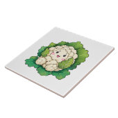 Kawaii Cauliflower Fliese (Seite)