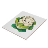 Kawaii Cauliflower Fliese (Seite)