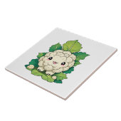 Kawaii Cauliflower Fliese (Seite)