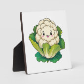 Kawaii Cauliflower Fotoplatte (Vorderseite)