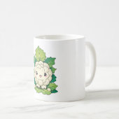 Kawaii Cauliflower Kaffeetasse (VorderseiteRechts)