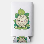 Kawaii Cauliflower Selters Dosenkühler (Rückseite)