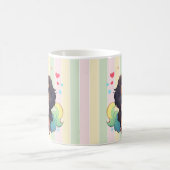 Kawaii Cavalier King Charles Pastel Rainbow Schwan Kaffeetasse (Mittel)