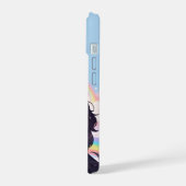 Kawaii Cavalier King Charles Pastel Rainbow sky iPhone 15 Hülle (Linke Seite)