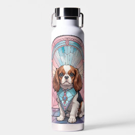 Kawaii Cavalier King Charles Pastel Stettel Glass Trinkflasche