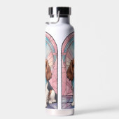 Kawaii Cavalier King Charles Pastel Stettel Glass Trinkflasche (Rechts)