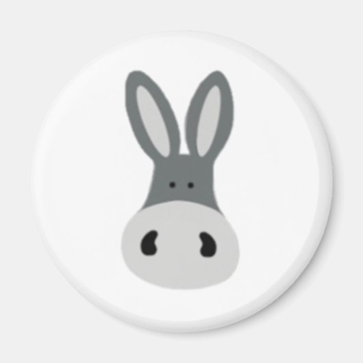 Kawaii Charlie der Donkey Magnet (Vorne)