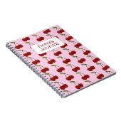 Kawaii Cherries Journal for Girls Notizblock (Rechte Seite)