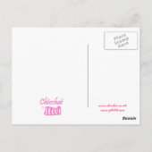 Kawaii Cherry Cupcake Postkarte (Rückseite)