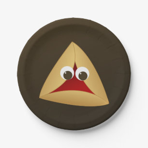 Kawaii Cherry Hamentashen Pappteller